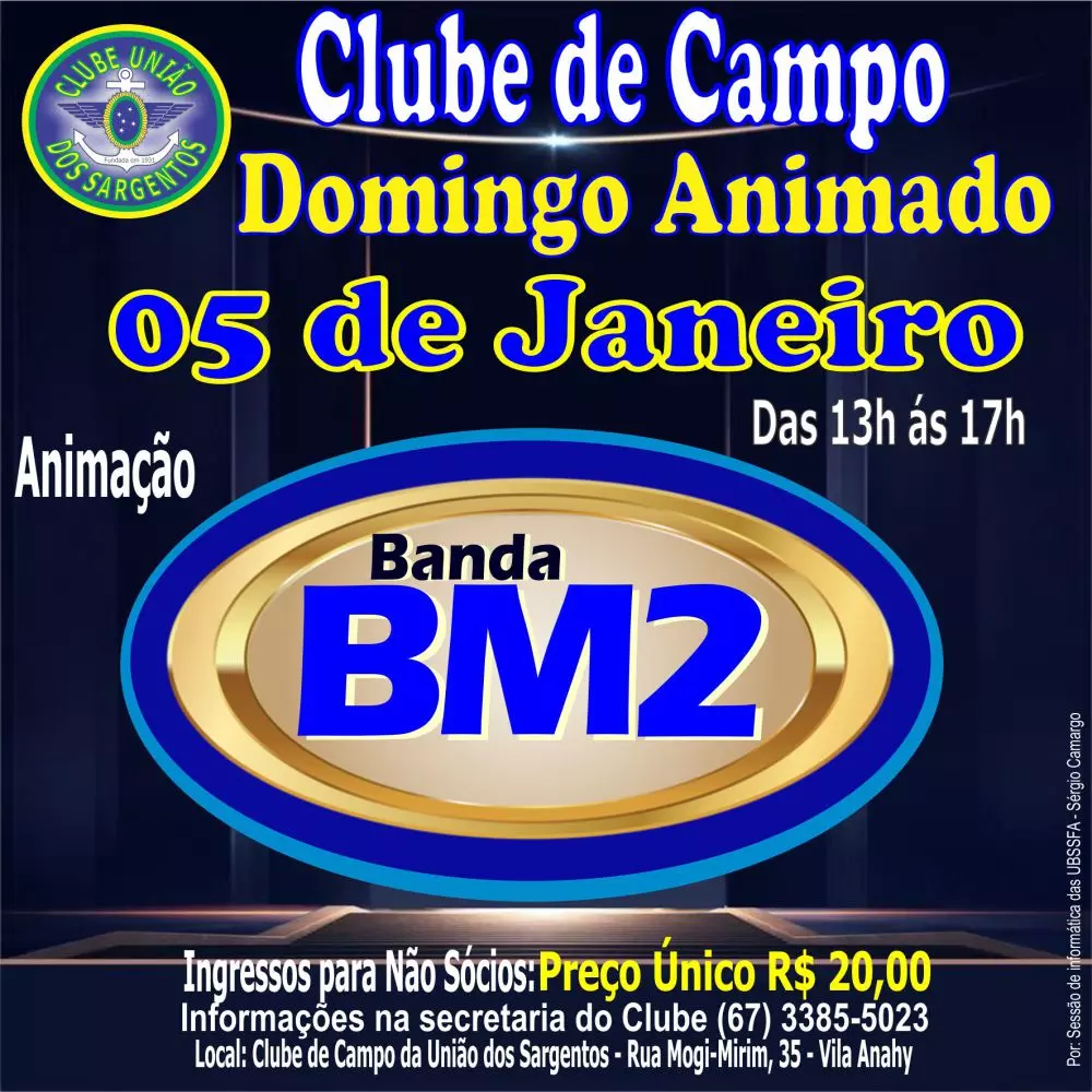Domingo Animado no Clube de Campo 08/01/2025